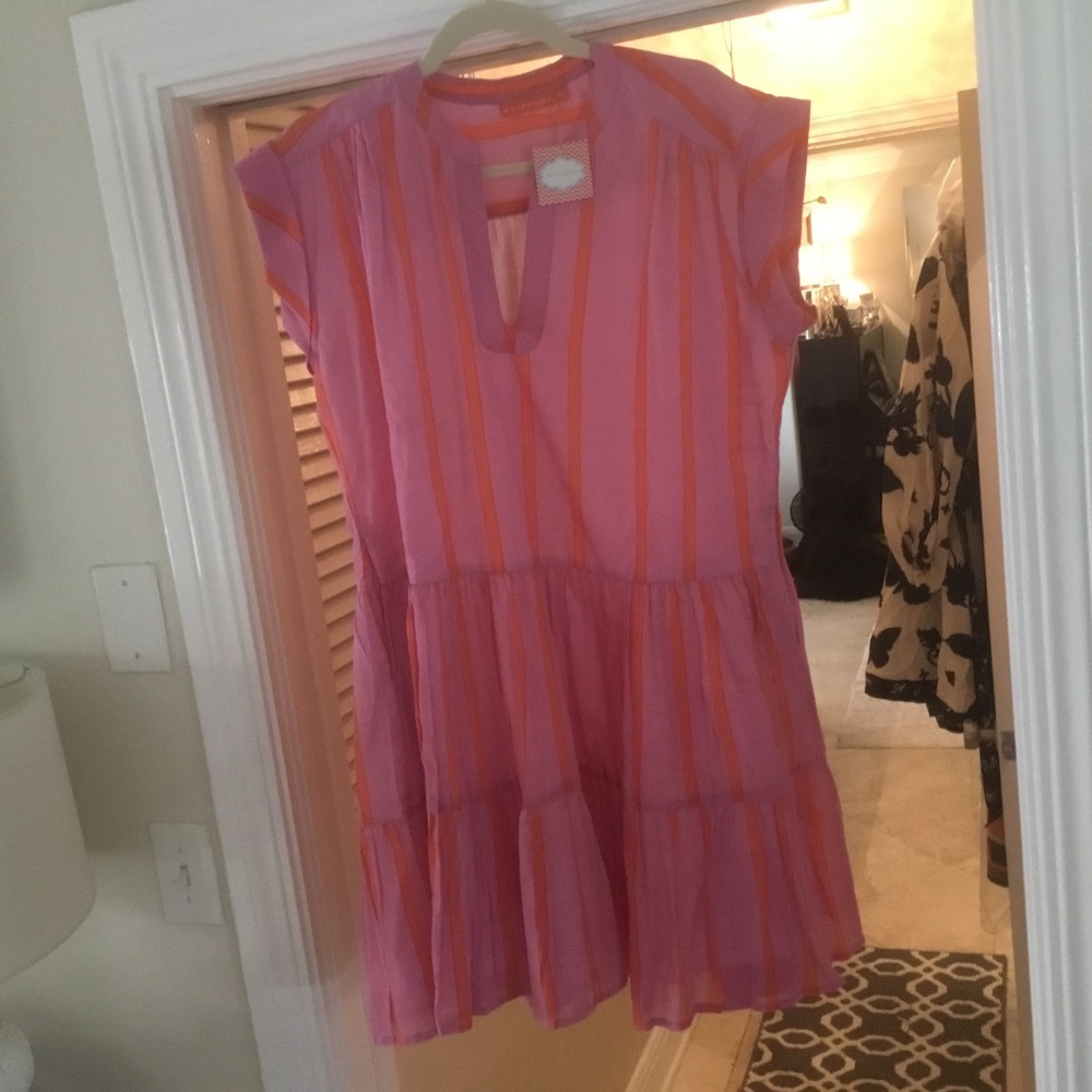 OLIPHANT roll sleeve dress NWT L